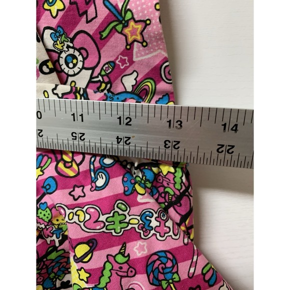 Hello Kitty Apron Womens Small Heart Lace Edge Bib Dress Handmade - Picture 13 of 13